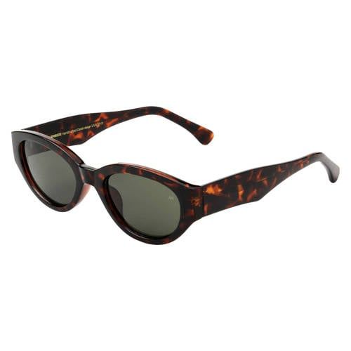 A.Kjaerbede Winnie zonnebril tortoise print donkerbruin