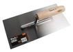 Home It® Work pleisterspaan/afwerkspaan 280 x 135 mm, koolstofstaal met houten handgreep, voor mortel en pleister