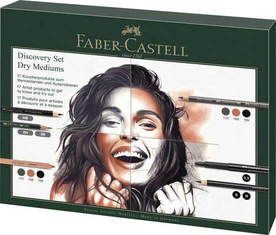Faber-Castell Pitt Monochrome Discovery Set - 17-delig