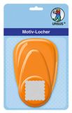 URSUS Motief-Locher "Wellenlinie", mittel, kleur: oranje