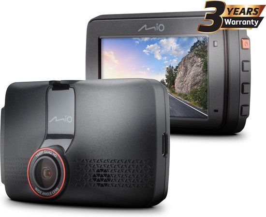 Mio MiVue 802 Dashcam - QHD - Wi-Fi - Zwart