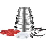 Tefal Ingenio Emotion ON 20-delige pannenset - Inductie - Antiaanbaklaag - Afneembare handgreep