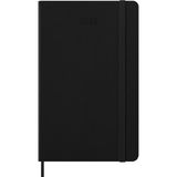 Moleskine 2026 Weekly Vertical Large Hard Cover Black Agenda