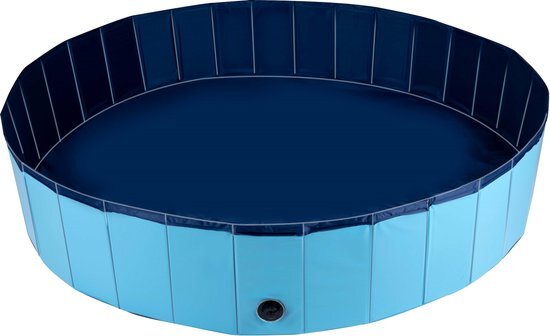 vidaXL Hondenzwembad - Verkoeling voor je hond - PVC - 160 x 30 cm - Blauw - Speelgoed... | bol