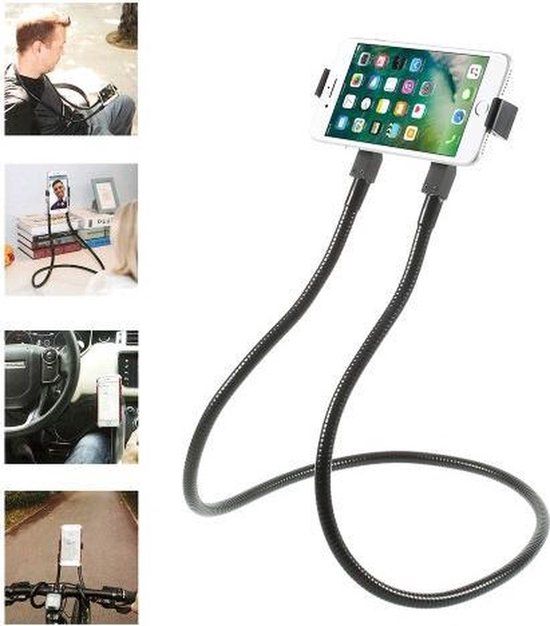 Flexibele smartphone tablet houder standaard voor nek, auto of bureau - Universeel