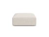 Icecat Pouf structurel en tissu beige clair
