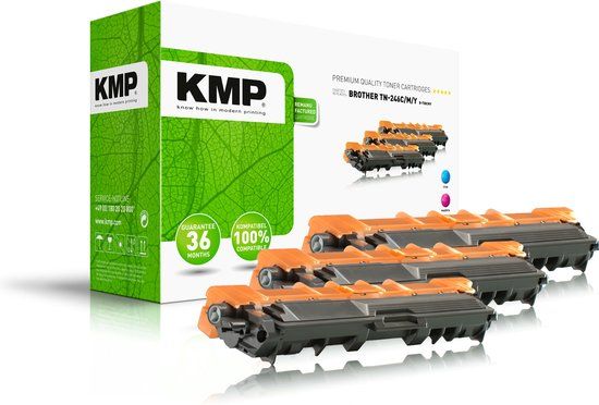 KMP B-T58CMY Toner Cartridge 3 Pack Cyan Magenta Yellow