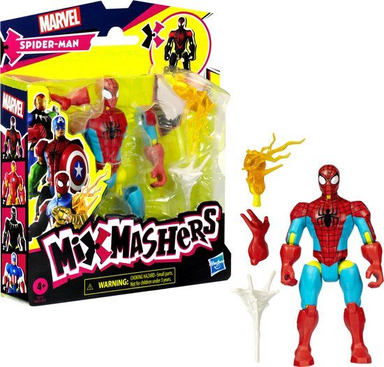 Hasbro MixMashers Marvel Spider-Man - Mix & Match actiefiguur