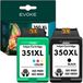 HP Jeu d'encre compatible pour imprimantes HP (Noir + Tricolore)