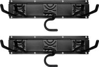 SODEAL Porte-outils de luxe - Système de suspension pour outils de jardin - Porte-balai - Aluminium - Noir