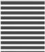 vidaXL Zebra rolgordijn 130x150 cm zwart