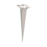 ledscom.de Tuinpaal, roestvrij staal, 18 cm