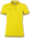 Joma Damespolo Bali II Geel Katoen Korte Mouw Vrouwen