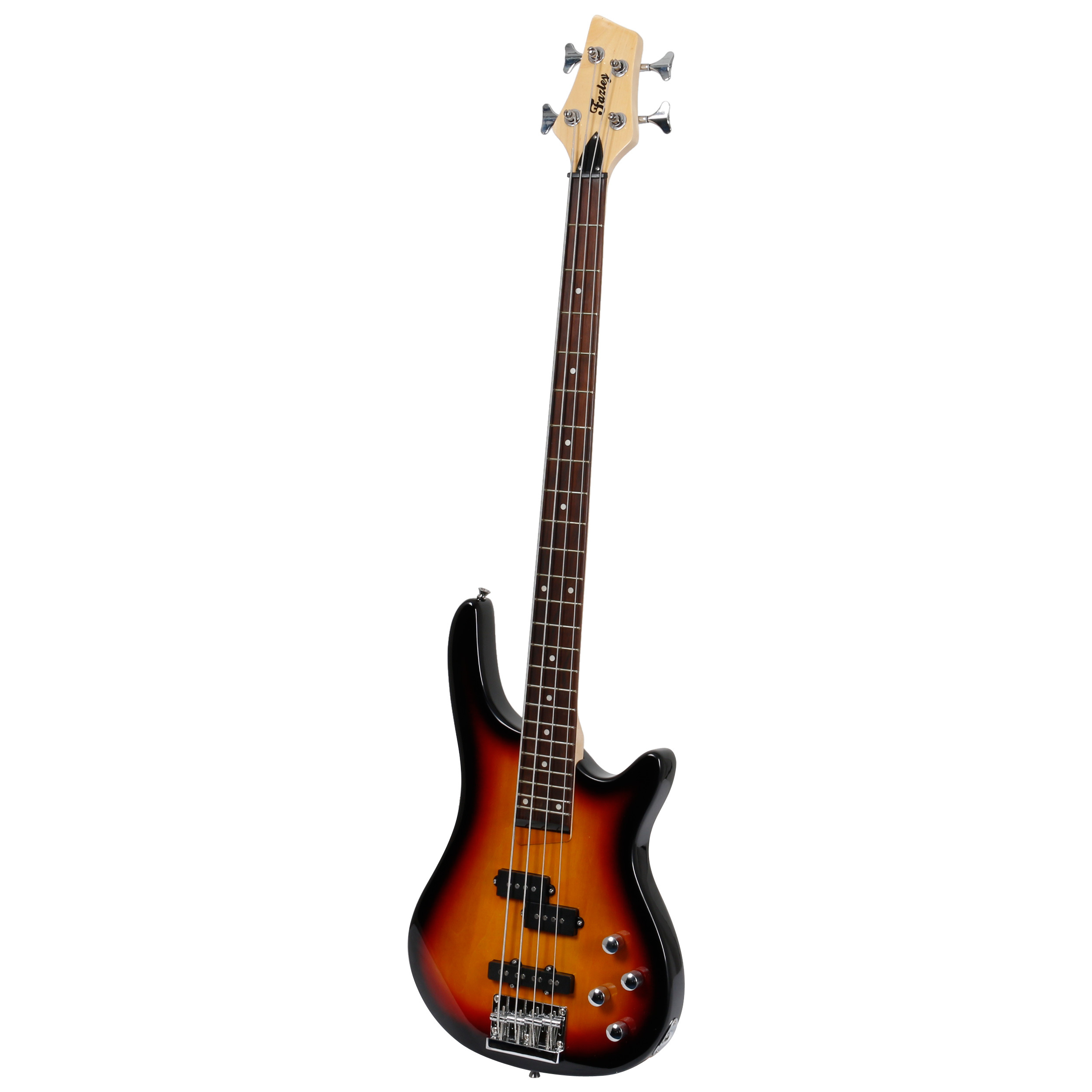 Fazley FMB418SB elektrische basgitaar sunburst