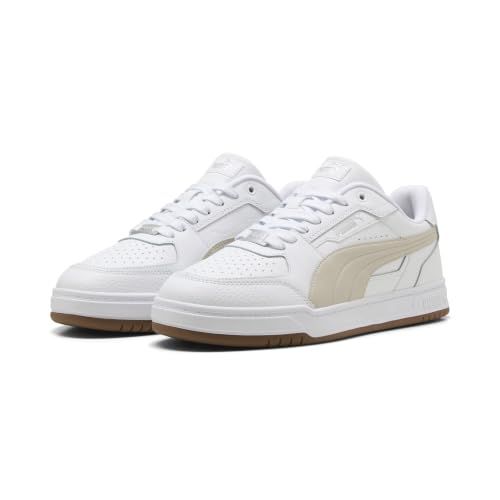 PUMA Caven III Plus-sneakers uniseks 39, White Silver Fog Gum Beige