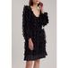 Anne Fontaine Robe Prose Noir Taille : 36