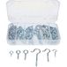 PARKSIDE® Assortiment de crochets et œillets / gaines thermorétractables / rivets pop / bagues d'étanchéité / colliers de serrage / colliers à oreilles (Crochets/œillets assortis. 151 pièces.)