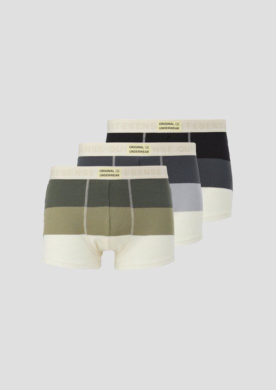 QS s.Oliver QS Boxershorts Heren - Olijfgroen - Maat S