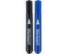 WerkZeyt Permanent Marker zwart + blauw - Watervast - Lijndikte 1,3mm tot 3,3mm