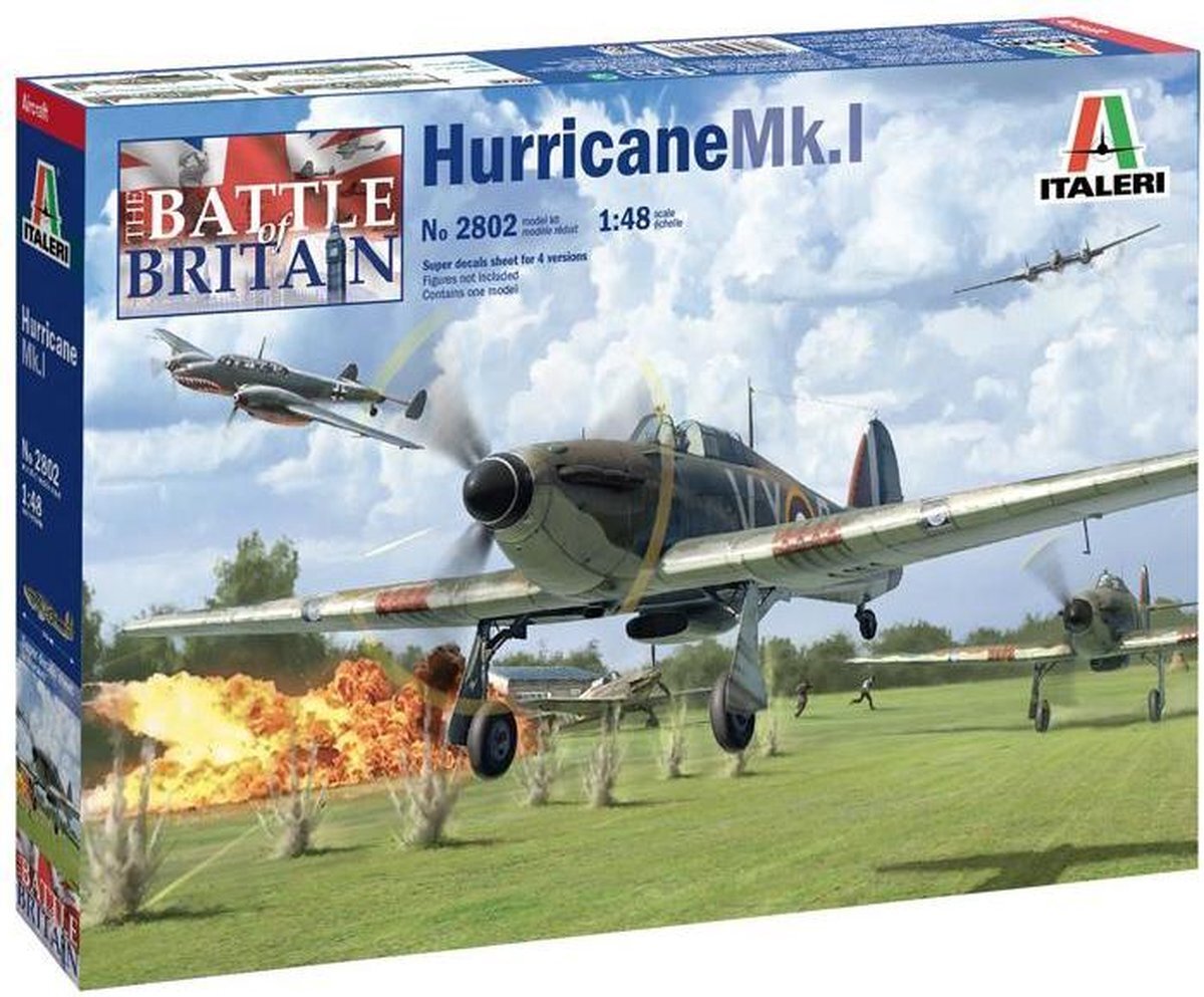 Italeri Hawker Hurricane Mk.I - 1:48 - Battle of Britain 80th Anniversary + Super Decal