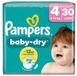 Pampers 3x Baby Dry Luiers Maat 4 (9-14 kg) 30 stuks