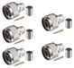 Connecteur N - Mâle - 50 Ohm - Sertissage - Laiton - 5 pièces