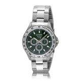 Olympic OL89HSS051 JEFFREY Horloge - Staal - Groen