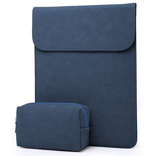 HYZUO 13 Inch Laptop Hoes Sleeve Laptophoes Laptoptas Compatibel met MacBook Air 13 M1 2018-2021/MacBook Pro 13 M1 2016-2021/iPad Pro 12,9 2018-2021/Dell XPS 13/Surface Pro X 7 6 5 4 3, Marineblauw