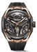 GELATU Montre de sport de luxe pour hommes, automatique, bracelet en silicone, or rose