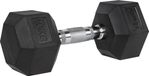 VirtuFit Hexa Dumbbell Pro - 10 kg - Zwart - Per Stuk