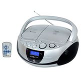 Nevir NVR-480UB Digitaal 2 W FM Zilver MP3 afspelen