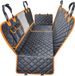 Shenzhen Haorui Industrial Technology Co., Ltd. Hondenautostoelhoes Duurzaam Waterdicht Antislip Reiskussen Universele achterklepbescherming voor alle auto's (noir)