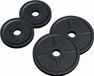 Gorilla Sports Halterschijven 30 kg - 2x5+2x10 kg - Gietijzer - Zwart - 50 mm
