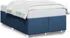 Maison Exclusive - Cadre de lit sans matelas, bleu, 120x200 cm, rembourré