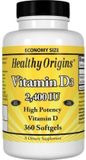 Healthy Origins Vitamine D3, 5000 IE (360 Softgels)