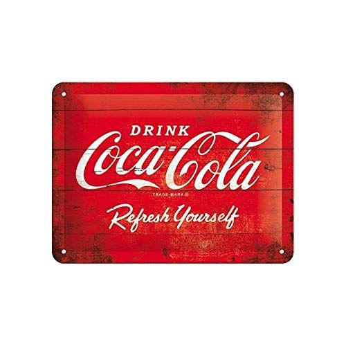 Nostalgic-Art Coca-Cola - Logo Red - Metal Plaque