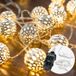 CozyHome: Guirlande lumineuse LED marocaine pour intérieur avec prise - 7 mètres et 20 ampoules