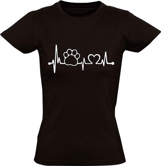 I love dogs dames t-shirt | hond | dierendag | cadeau | maat XL