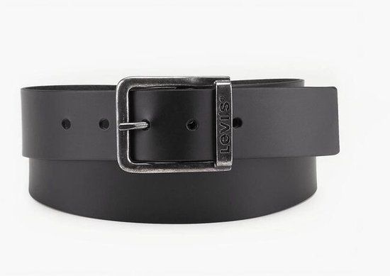 LEVI'S Alderpoint Leather Belt Black - Men's - 80 cm