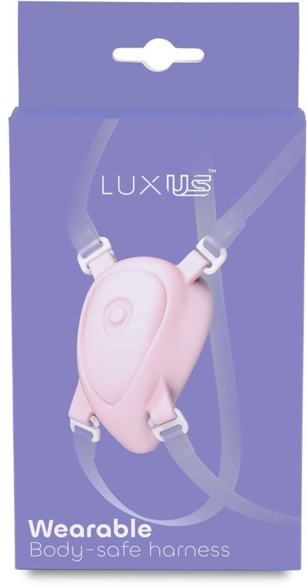 Luxus - Draagbaar Harnasje voor de Luxus Vibrator - Transparant
