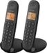 LOGICOM Téléphone fixe sans fil DECT ILOA 255T DUO, noir, avec répondeur, autonomie de 7 heures, 2 combinés, extensible jusqu'à 5 combinés