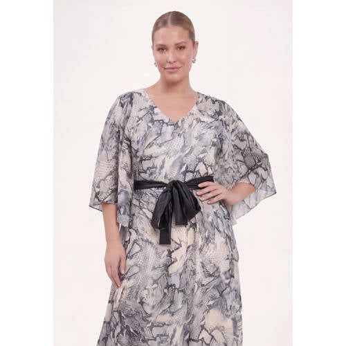 YOEK Plus Size jurk - ecru
