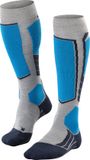 FALKE SK2 Wool warm dik wol functioneel materiaal skisokken heren grijs - maat 46-48