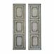 Loberon Paneel set van 2 Dovire grijs/beige