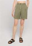 Urban Classics Pleated Bermuda Korte Broek Olijfgroen W29