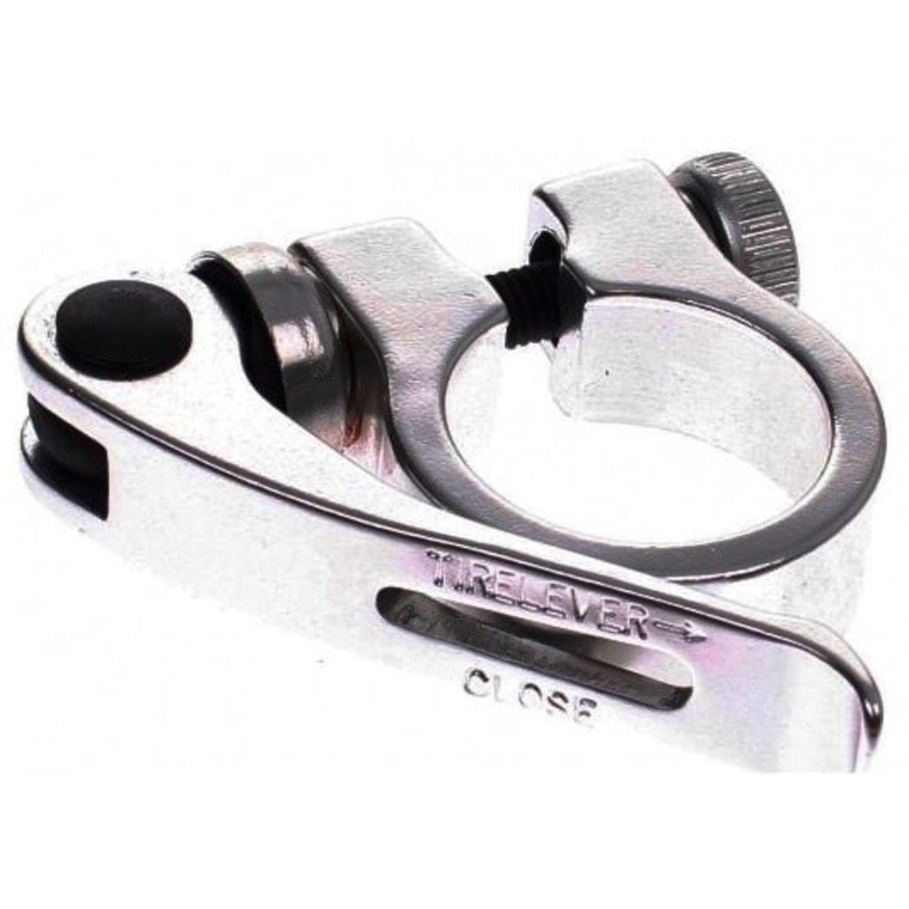 ERGOTEC Zadelpenklem Scq-050 Met Snelspanner 34 9 Mm Zilver zilver