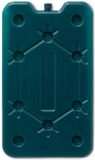 Merkloos / Sans marque Icecat Platten koelelementen - petrol blauw - polyethyleen - 400 gram - L25 x B14 x H1,5 cm