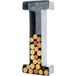 will's Wijnkurkhouder - metalen monogram letter (I), geborsteld metaal, groot
