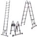 Happiq Telescopische Ladder Avioro - 5M - Met Haken - Multifunctioneel, Roestvrijstalen & Uitschuifbare Zolderladder