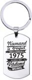 MC Living KadoExpress Sleutelhanger RVS - Niemand Is Perfect - Unisex - Zilver